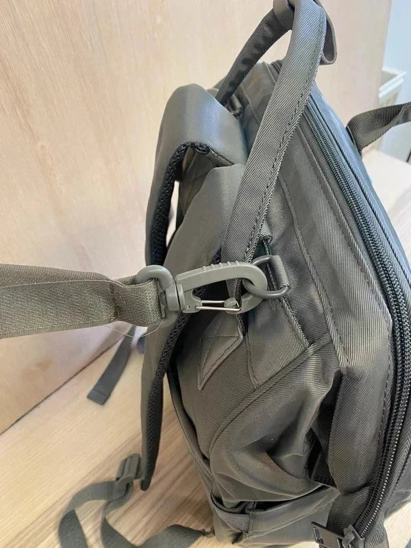 Baby Changing Bag Backpack Large with USB Charging and Stroller Straps grey