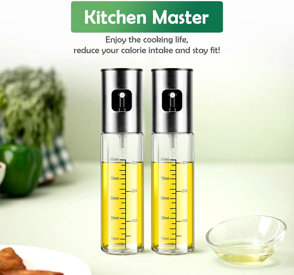 Cooking Oil Spray Bottle 100ML, 2PCS