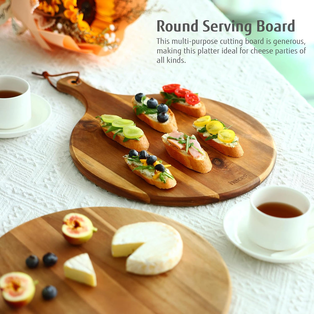 Acacia Wood Large Cheese Board cutting board