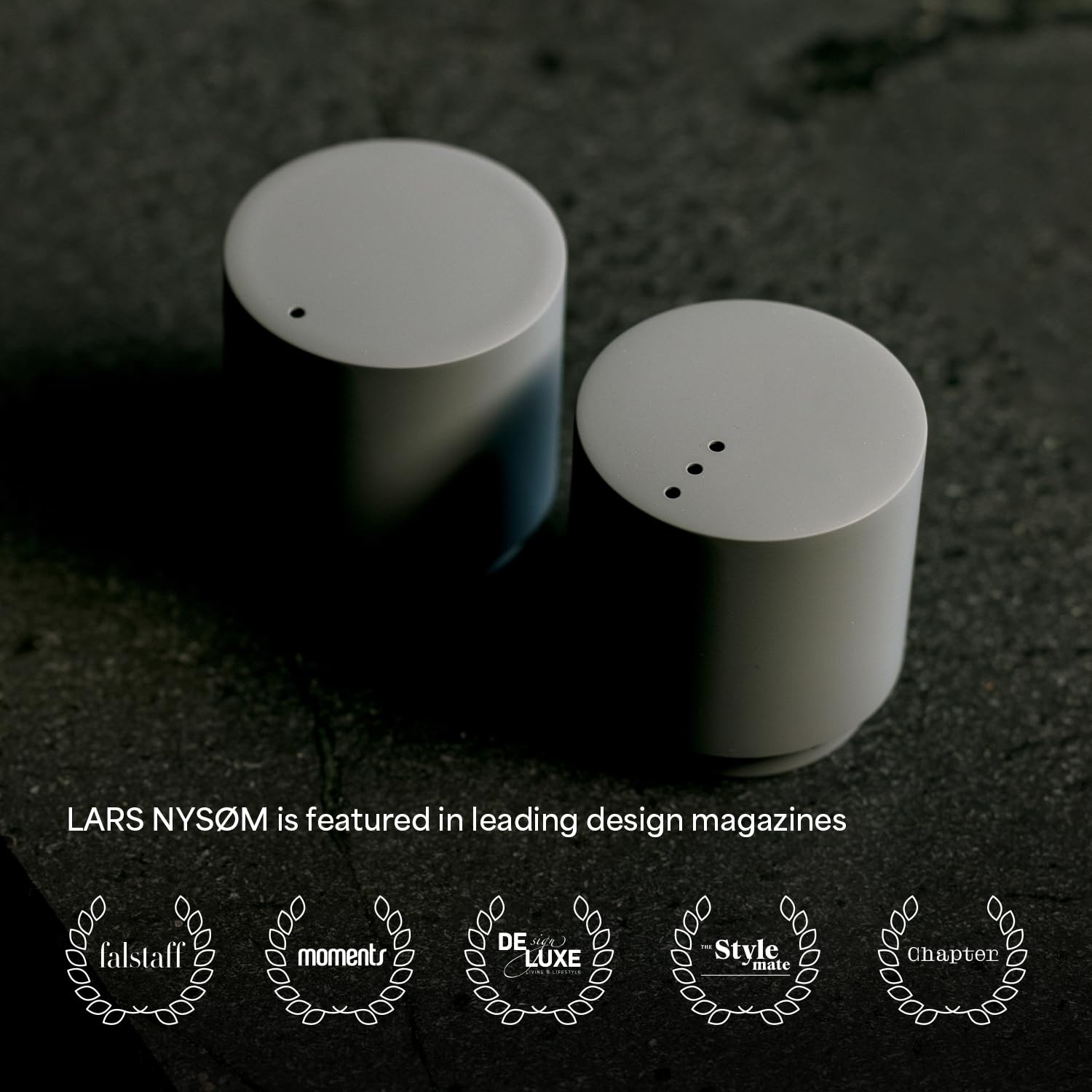 LARS NYSØM Mini Salt and Pepper Shakers Set of 2
