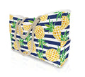 Oversized Beach Tote Bag Waterproof Pineapple Stripes XL