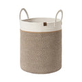 Large Cotton Rope Storage Basket with Handles