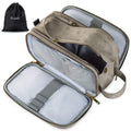 Travel Toiletry Bag Water-Resistant Large with Wet/Dry Bag – Grey