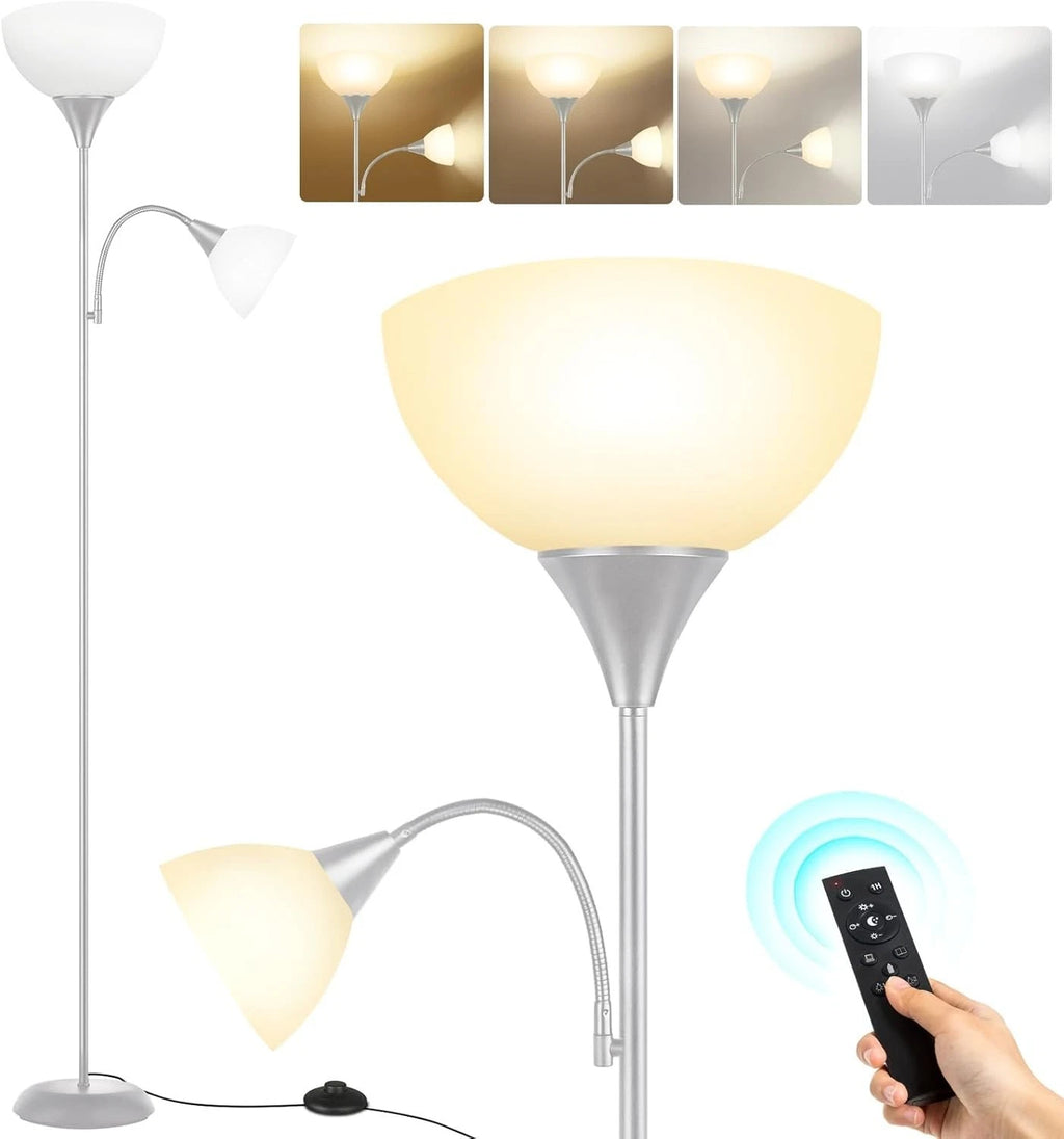 Outon Floor Lamp for Living Room, Mother and Child Lamp with Remote Control
