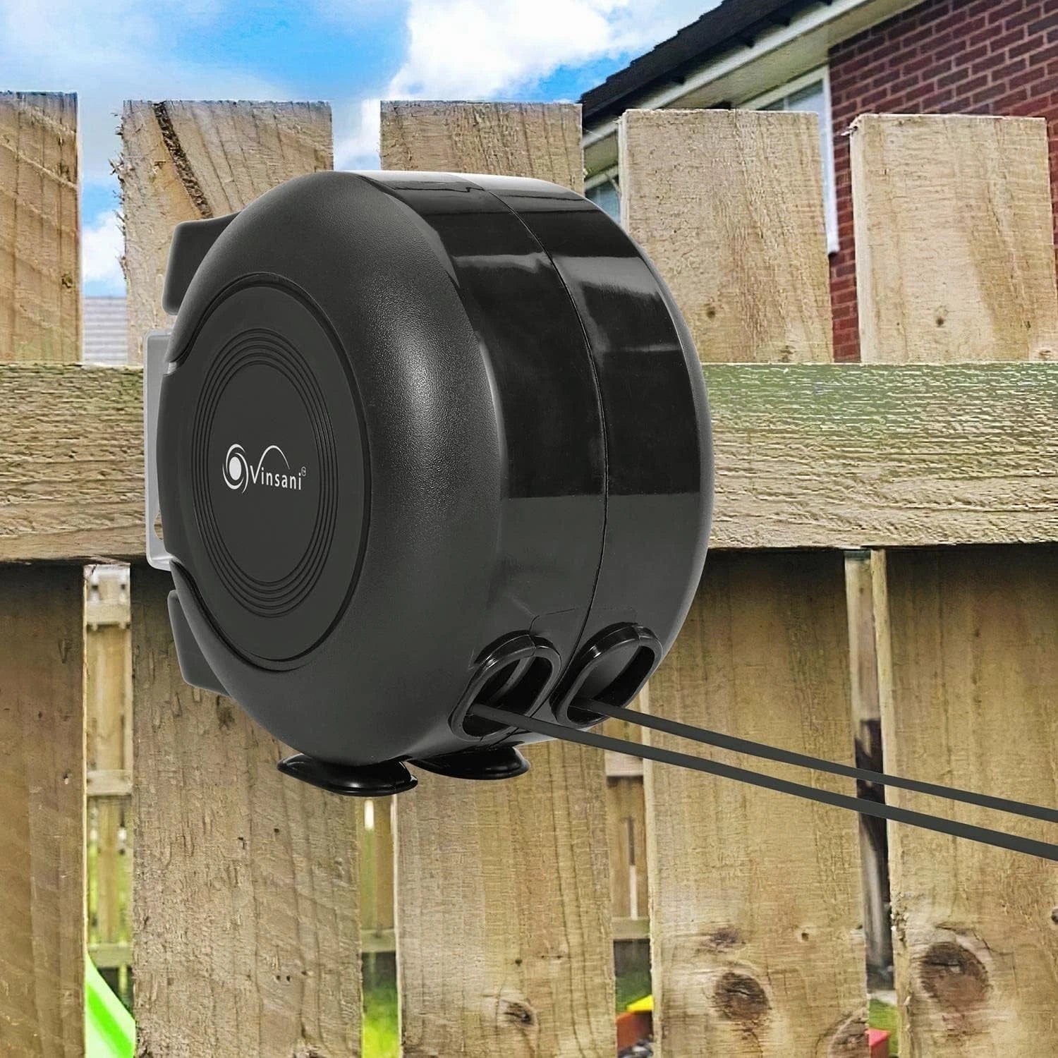 Retractable Clothes Line 30m Twin Cable Wall Mounted Dryer